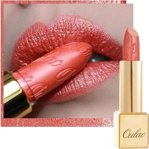 Oulac Women Metallic  Coral Pink High Impact Hydrating Lipstick Nemo Go Home(06)
